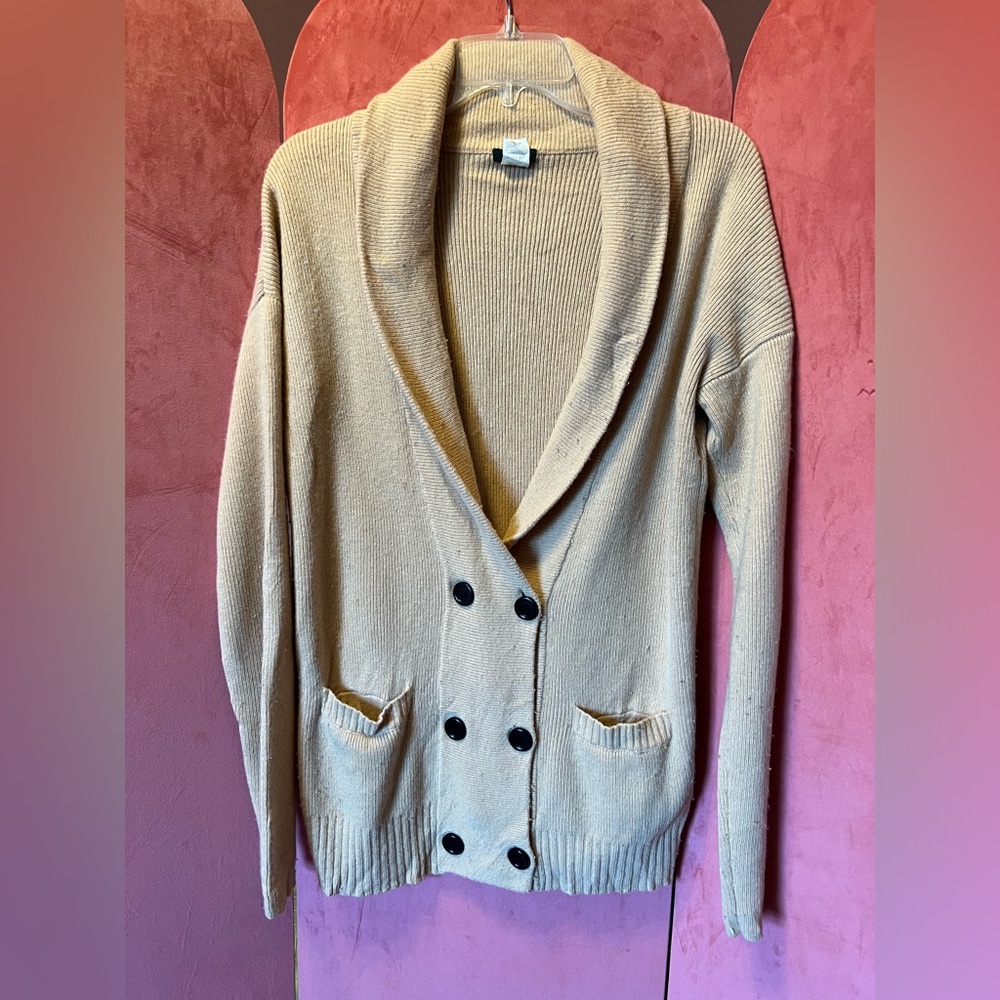J.Crew Camel Shawl-Collar Cardigan